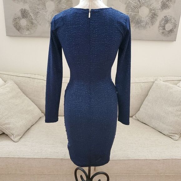 Michael Kors Ruched Leopard Print Dress -NEW - Picture 7 of 13